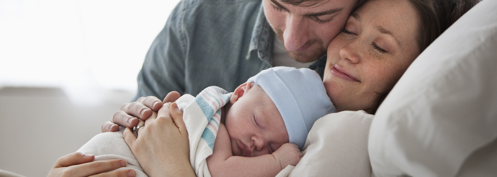 couple with baby